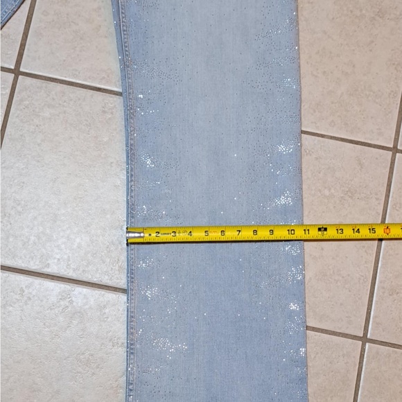 Maeve (Anthropologie) "The Colette Full-Length Sparkle Jeans" - Picture 9 of 12